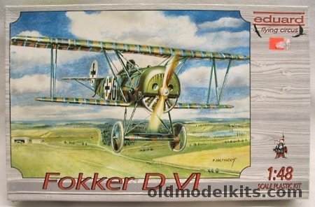 Eduard 1/48 Fokker D-VI - (DVI), 8012 plastic model kit